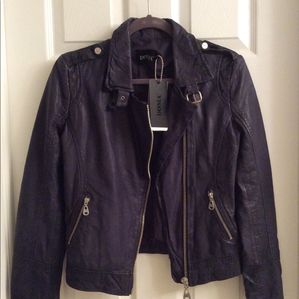 Doma Leather Motorcycle Jacket